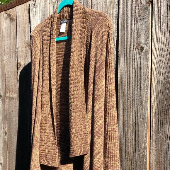 Venus waterfall full length brown duster size small - Picture 5 of 16